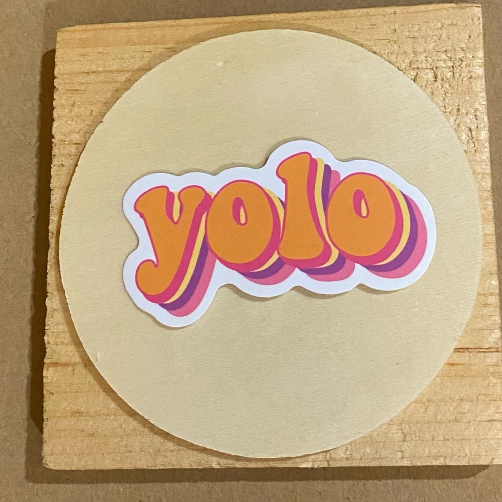 🌈20/$5🌈 Yolo Sticker